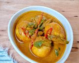 Foto langkah ke 4 dari resep Telur Masak Kunyit Terasi.