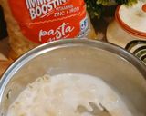 A picture of step 2 of Macaroni Payasam.