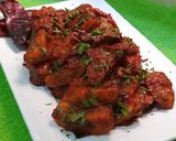 A picture of step 9 of Lal Aloo.