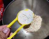 A picture of step 1 of Chocolate oats pancakes.
