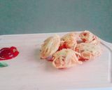 A picture of step 6 of Lacha chicken pakora.