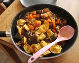 Foto del paso 21 de la receta Ravioles raros (ovalados) 4 quesos ratatuilados