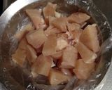 A picture of step 1 of Chicken Breast Karaage-Style Hamburger.