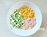 優格鮪魚玉米沙拉的食譜步驟4照片