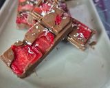 Une image de l'étape 6 de Tablettes de chocolat 🍫 praliné aux fraises 🍓.