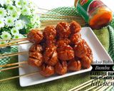 Foto langkah ke 9 dari resep Bakso Bakar Bumbu Barbeque dan Madu.