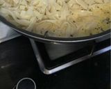 A picture of step 5 of Restaurant style fettuccine Alfredo pasta❤️❤️.
