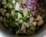 A picture of step 2 of Turnip with broccoli.