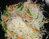 A picture of step 2 of Veg chowmein.