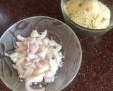 A picture of step 2 of Veg upma.
