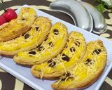 Foto langkah ke 5 dari resep Banana Milk Crispy Almond Kismis Keju (kreasi pastry).