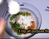 A picture of step 1 of Veg dry Manchurian.