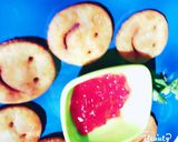 A picture of step 2 of Potato smiley.