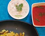 A picture of step 3 of Cucumber and Onion Raita for Biryani.