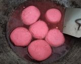 A picture of step 2 of Pink rasgulla.