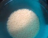 Une image de l'étape 1 de Risotto dès de jambon Parmesan.