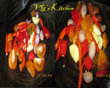 A picture of step 1 of Dried Shrimp Paste Sambal.