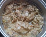 A picture of step 8 of Delicious and super healthy chicken and veg dumplings.