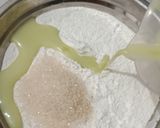 Foto langkah ke 4 dari resep Mochi Matcha isi Coklat.