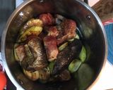 Hình bước làm 2 của món Cá chuối kho chuối