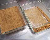 A picture of step 2 of S's banoffee pie (very easy).