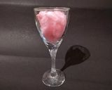 A picture of step 2 of Cotton candy cocktail.