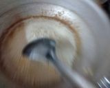 A picture of step 2 of Chola curry in besan gravy.