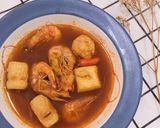 Foto langkah ke 5 dari resep Sup Tomyum ‘Bamboe’.