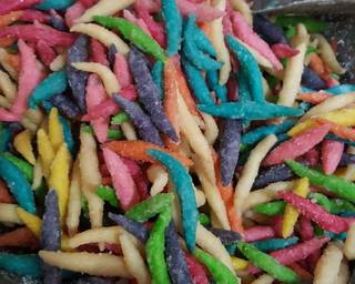 Telur Gabus / cendol keju manis - Step 5