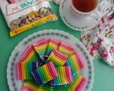 Foto langkah ke 11 dari resep Kue Lapis Pepe Rainbow.