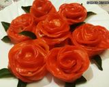 A picture of step 12 of Rose Shape Veg Momos.