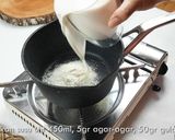 Foto langkah ke 3 dari resep Puding mangga susu 3 lapis.