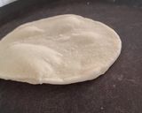 A picture of step 6 of Naan on tawa.