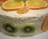 Túró torta gyümölcsökkel recept fázis 4 fotója
