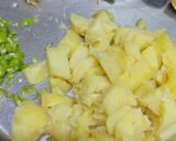 A picture of step 2 of Sabudana khichdi for fasting (soap grains polenta).