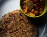 A picture of step 8 of Drumstick leaves paratha a healthy dish.