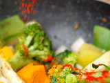 Wholesome Veggie Curry (no onion, garlic)