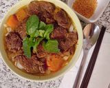 Hình bước làm 3 của món Phở bò kho