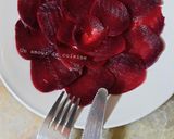 Une image de l'étape 3 de Carpaccio de betterave 🍴.