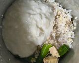 A picture of step 1 of Heart Shaped 3 Layers Tricolor Dhokla Savory Cake - 80th Independence Day Special.