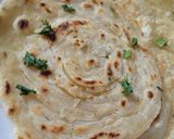 A picture of step 6 of Khasta masala lacha paratha.