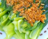 Foto langkah ke 4 dari resep Baby Pokcoy siram Garlic-Wijen.