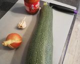 Une image de l'étape 1 de Courgette farcie.