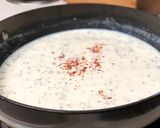 A picture of step 5 of Baked Red lentil pasta with white sauce.