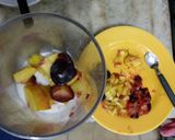 Foto del paso 2 de la receta: Crema de yogourt, gelatina y frutas