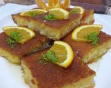 صورة لخطوة 4 من وصفة بسبوسة بالبرتقال وجوز الهند 🍊🍊🥥🥥
