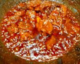 A picture of step 5 of Mutton Rogan Josh (Mutton in Kashmiri style).