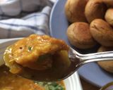 A picture of step 4 of Dal Baati  Churma.