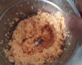 A picture of step 1 of No Sugar Motichoor Laddoo in Air fryer.