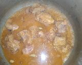 A picture of step 4 of Aloo gosht.